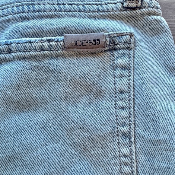 Joe's Jeans Light Blue Frayed Denim Shorts - Picture 4 of 7